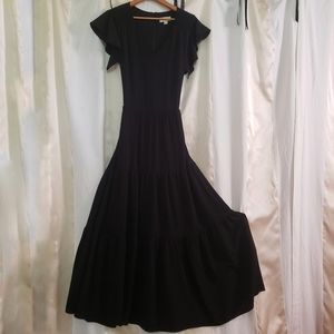 Flowy Black Maxi Dress